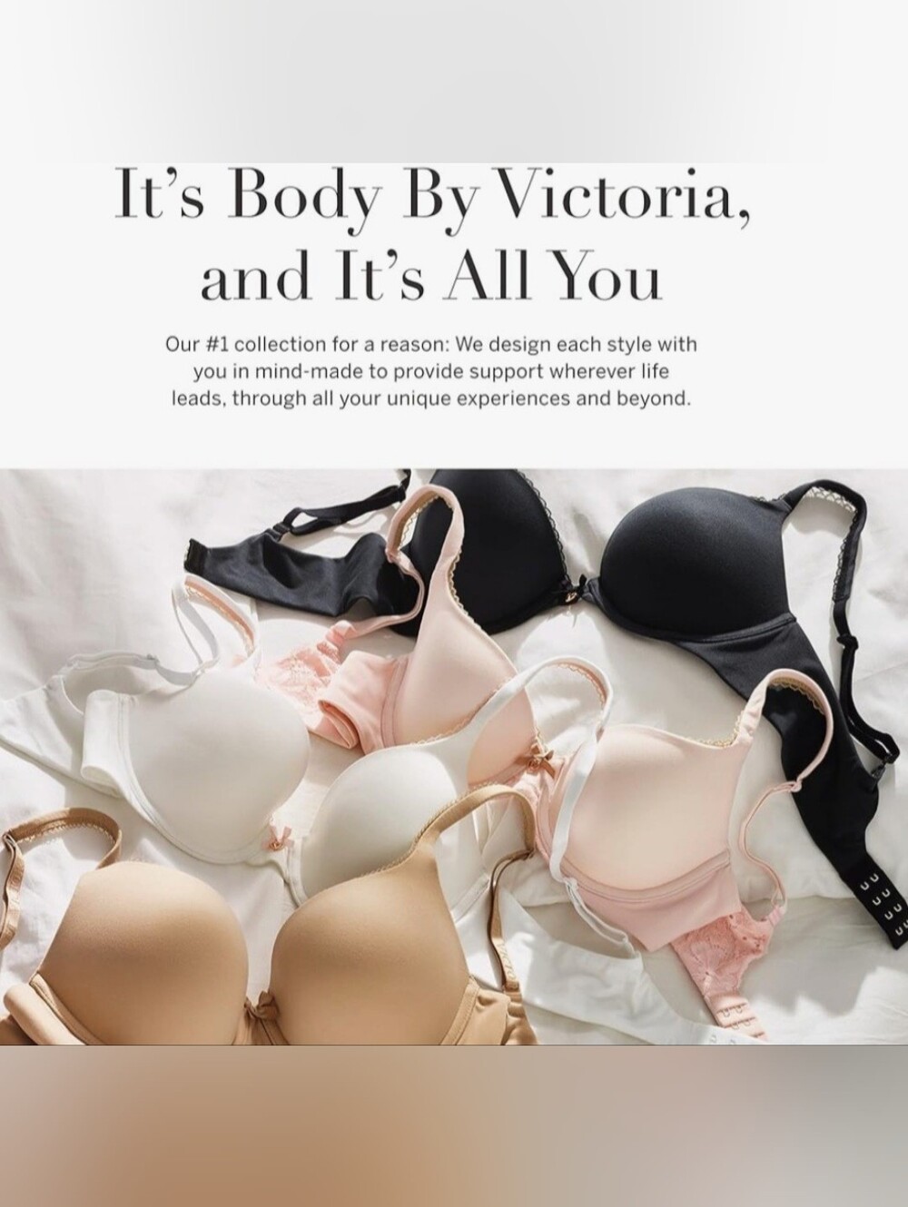 ​Victorias Secret Perfect Coverage Bra 38DDD Light Pink Front Close Logo T-Back